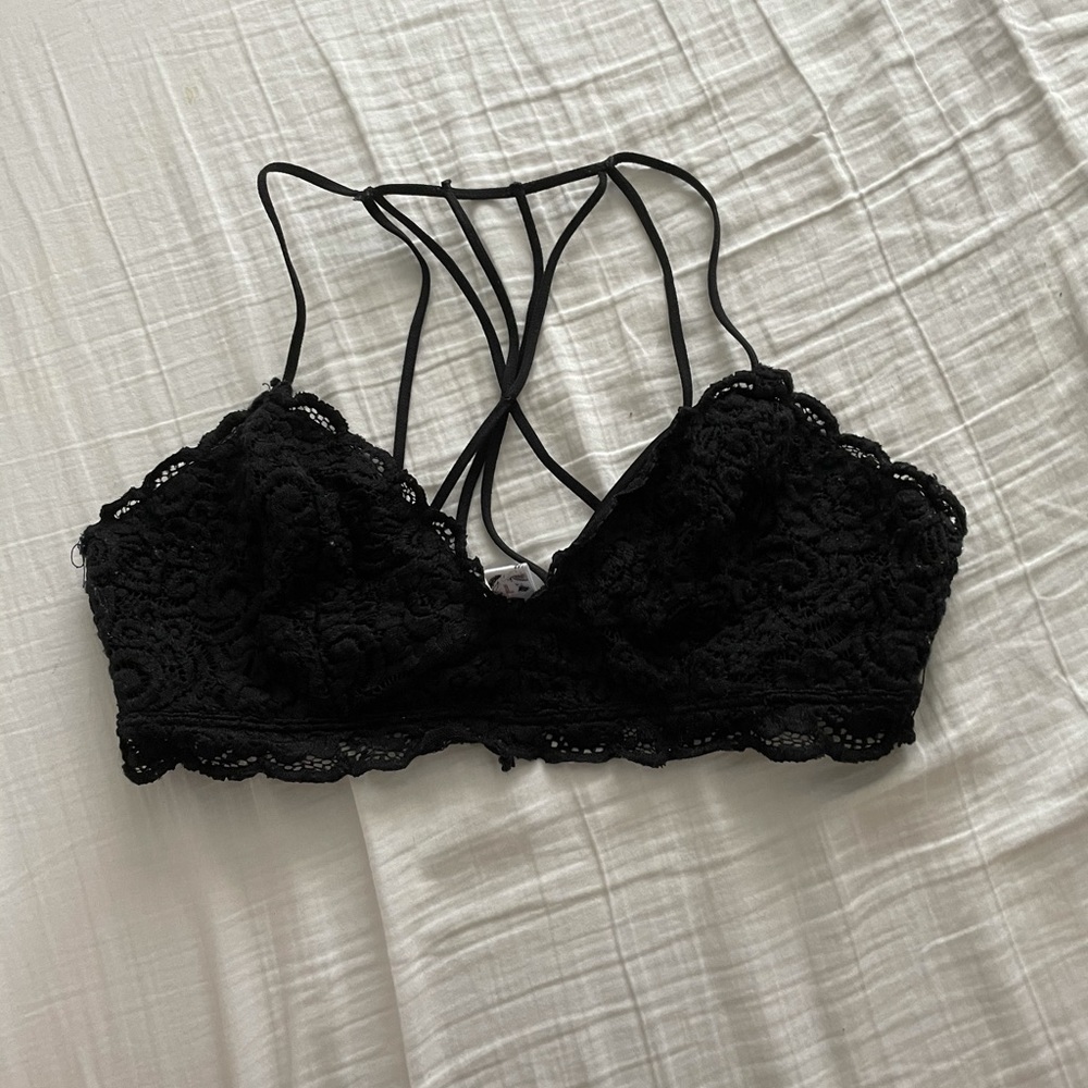 wishlist black bralette in size S